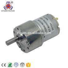 super low noise high quality 12v 24v 6mm shaft dc geared motor for intelligent cradle